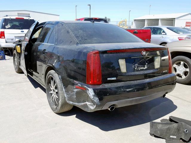 1G6DC67A160215540 - 2006 CADILLAC STS BLACK photo 3