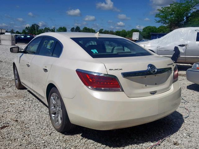 1G4GC5EG1AF140996 - 2010 BUICK LACROSSE C CREAM photo 3