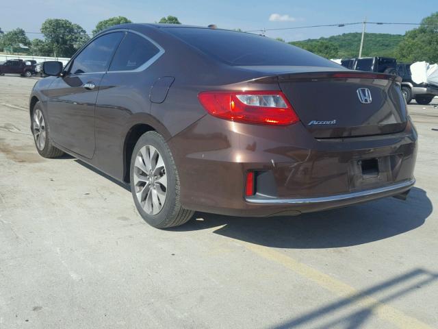 1HGCT1B80EA010589 - 2014 HONDA ACCORD EXL BROWN photo 3