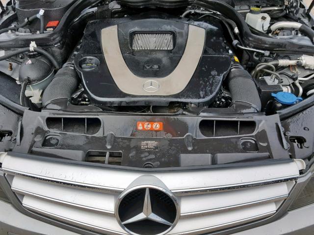 WDDGF5EB5BA526907 - 2011 MERCEDES-BENZ C 300 SILVER photo 7