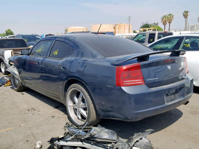 2B3KA33G08H144947 - 2008 DODGE CHARGER SX BLUE photo 3