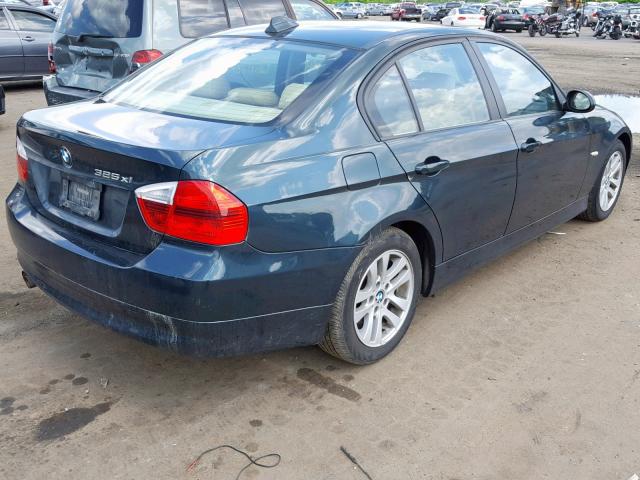 WBAVD13536KV11543 - 2006 BMW 325 XI GREEN photo 4