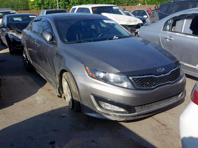 5XXGR4A66CG073083 - 2012 KIA OPTIMA SX GRAY photo 1