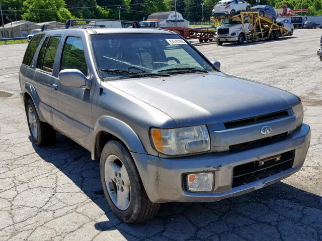 JNRDR09Y43W301078 - 2003 INFINITI QX4 GRAY photo 1