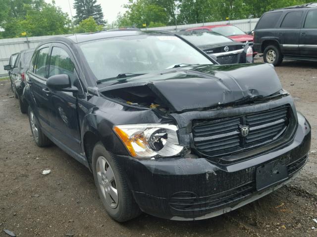 1B3HB28B57D154920 - 2007 DODGE CALIBER BLACK photo 1