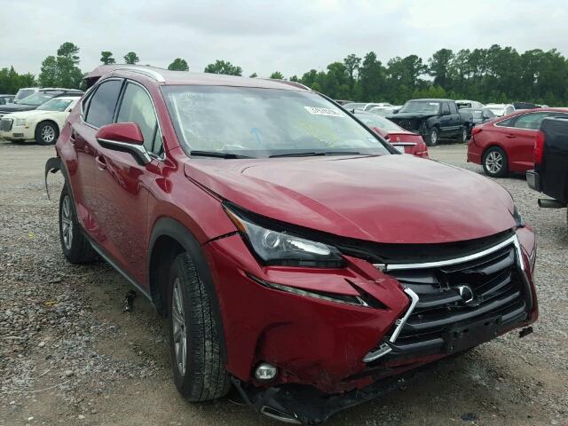 JTJYARBZ6F2004371 - 2015 LEXUS NX 200T RED photo 1