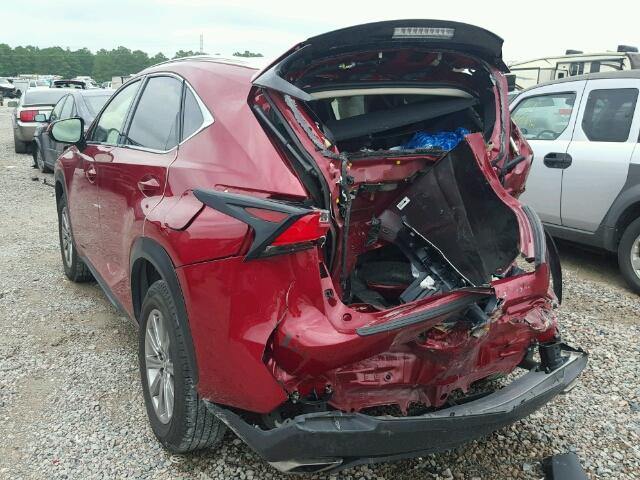 JTJYARBZ6F2004371 - 2015 LEXUS NX 200T RED photo 3