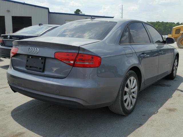 WAUAFAFL7DN031441 - 2013 AUDI A4 PREMIUM BLACK photo 4