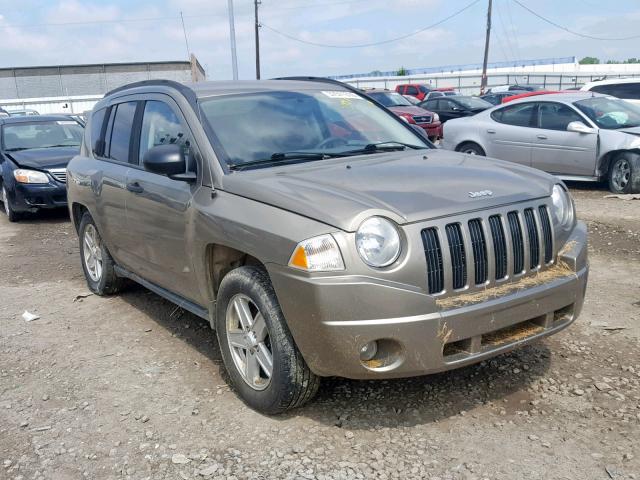 1J8FT47W87D200381 - 2007 JEEP COMPASS GOLD photo 1