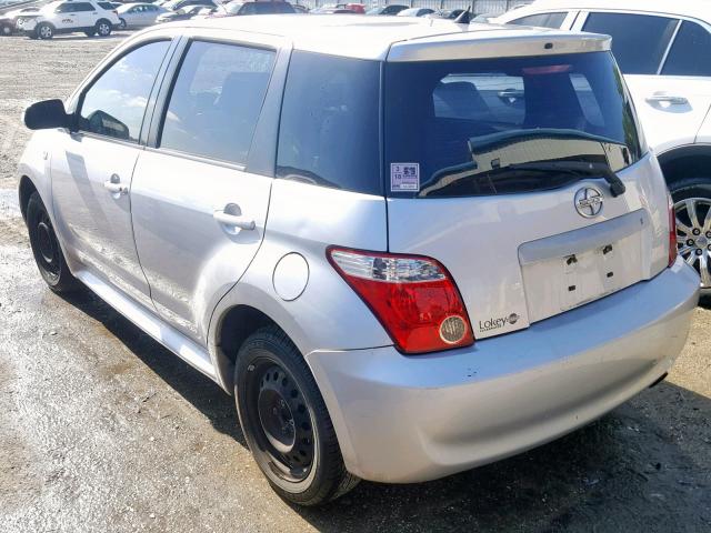 JTKKT624X65015788 - 2006 TOYOTA SCION XA SILVER photo 3