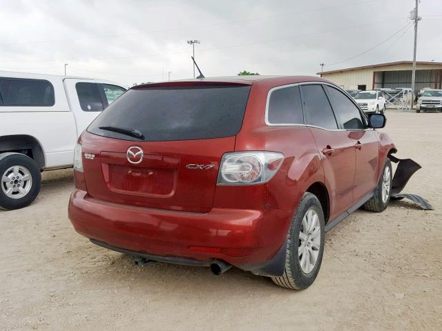 JM3ER2W58A0303269 - 2010 MAZDA CX-7 RED photo 4