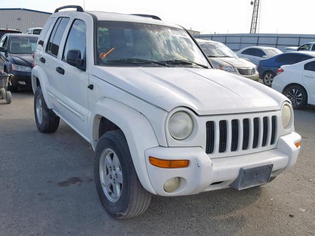 1J4GL58K12W316638 - 2002 JEEP LIBERTY LI WHITE photo 1