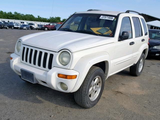 1J4GL58K12W316638 - 2002 JEEP LIBERTY LI WHITE photo 2