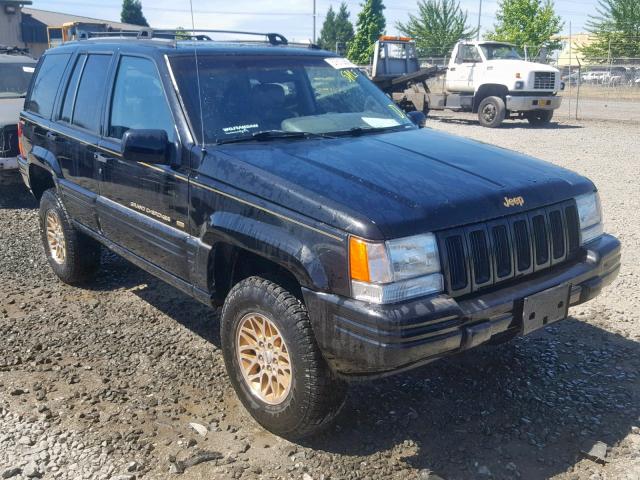 1J4GZ78Y7TC284375 - 1996 JEEP GRAND CHER BLACK photo 1