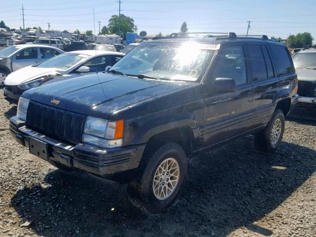 1J4GZ78Y7TC284375 - 1996 JEEP GRAND CHER BLACK photo 2