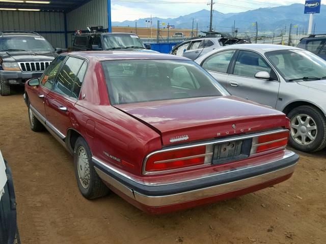 1G4CW53L6N1638393 - 1992 BUICK PARK AVENU BURGUNDY photo 3