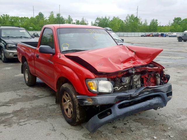 5TENL42N53Z252859 - 2003 TOYOTA TACOMA RED photo 1