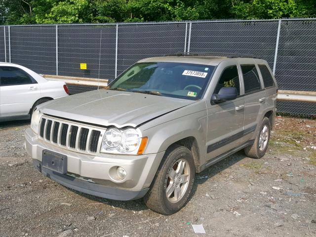 1J4GR48K46C332784 - 2006 JEEP GRAND CHER TAN photo 2