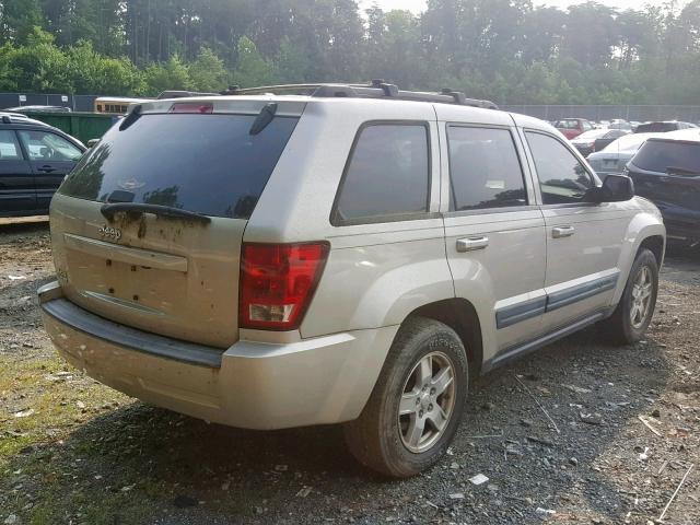 1J4GR48K46C332784 - 2006 JEEP GRAND CHER TAN photo 4