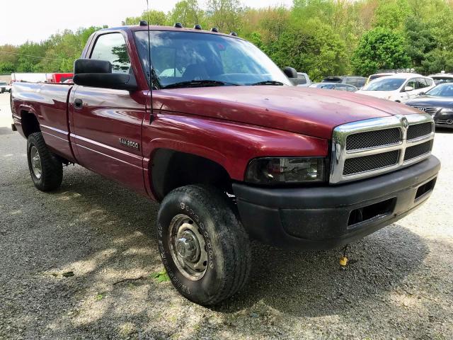 3B7KF26D2WM222039 - 1998 DODGE RAM 2500 RED photo 1