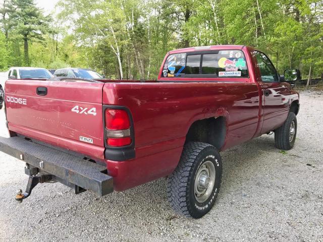 3B7KF26D2WM222039 - 1998 DODGE RAM 2500 RED photo 4