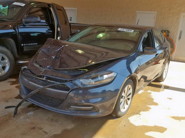 1C3CDFBB9ED746566 - 2014 DODGE DART SXT BLUE photo 2