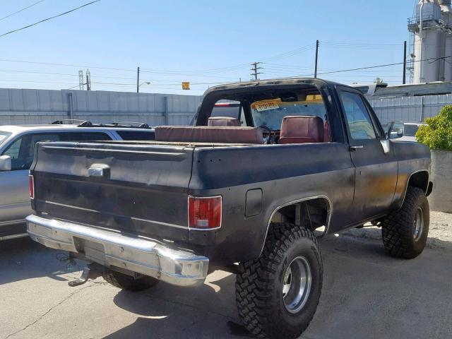 CKR189Z108728 - 1979 CHEVROLET BLAZER GRAY photo 4