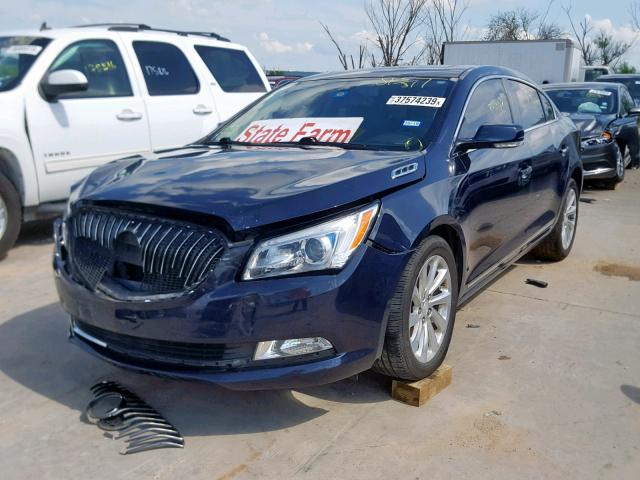 1G4GB5G37GF167030 - 2016 BUICK LACROSSE BLUE photo 2