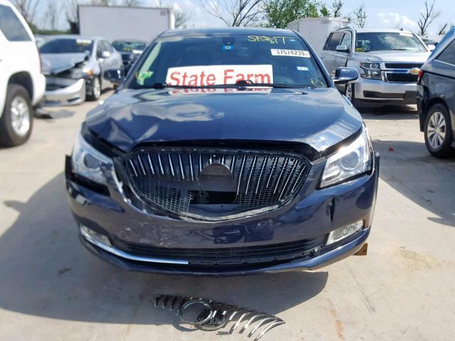 1G4GB5G37GF167030 - 2016 BUICK LACROSSE BLUE photo 9