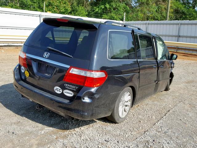 5FNRL38845B133329 - 2005 HONDA ODYSSEY TO BLACK photo 4