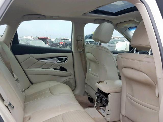 JN1AY1AP2BM520200 - 2011 INFINITI M56 WHITE photo 6