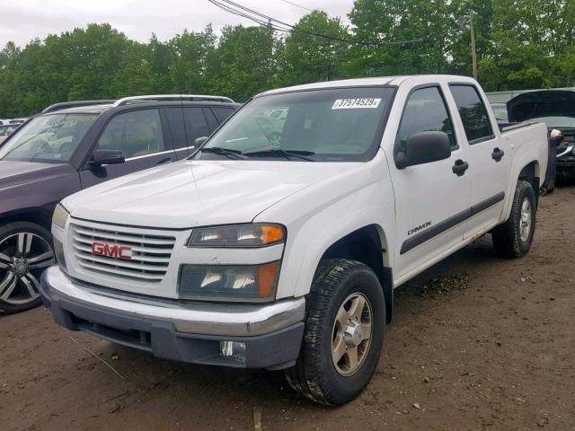 1GTDT136848128962 - 2004 GMC CANYON WHITE photo 2