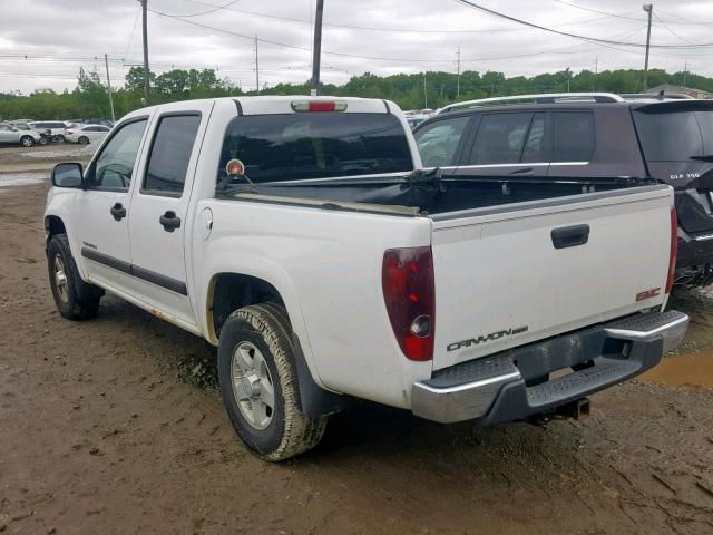 1GTDT136848128962 - 2004 GMC CANYON WHITE photo 3