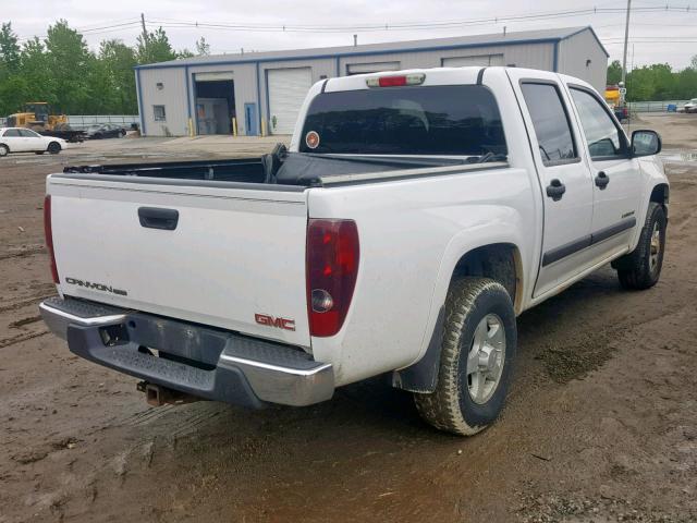 1GTDT136848128962 - 2004 GMC CANYON WHITE photo 4