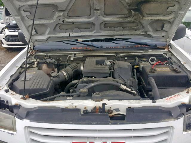 1GTDT136848128962 - 2004 GMC CANYON WHITE photo 7