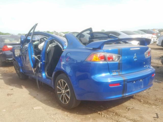 JA32V2FW4GU006127 - 2016 MITSUBISHI LANCER ES BLUE photo 3