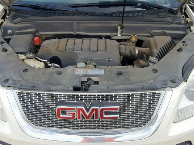 1GKKRPED0CJ250621 - 2012 GMC ACADIA SLE WHITE photo 7