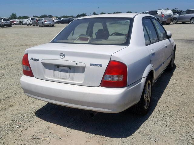 JM1BJ225830174719 - 2003 MAZDA PROTEGE DX WHITE photo 4