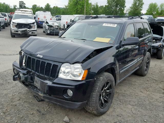 1J8GR48K77C682295 - 2007 JEEP GRAND CHER BLACK photo 2