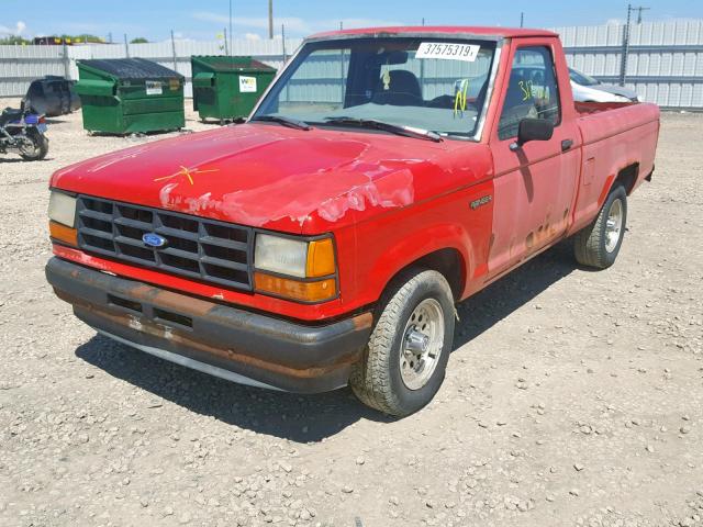 1FTCR10A1NUD42056 - 1992 FORD RANGER RED photo 2