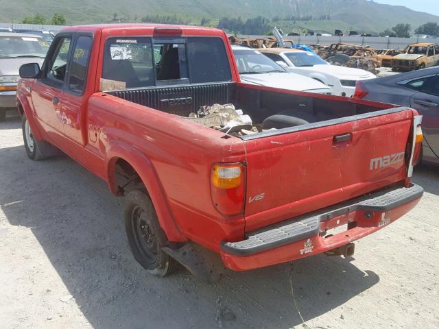 4F4YR46E92TM05477 - 2002 MAZDA B4000 CAB RED photo 3