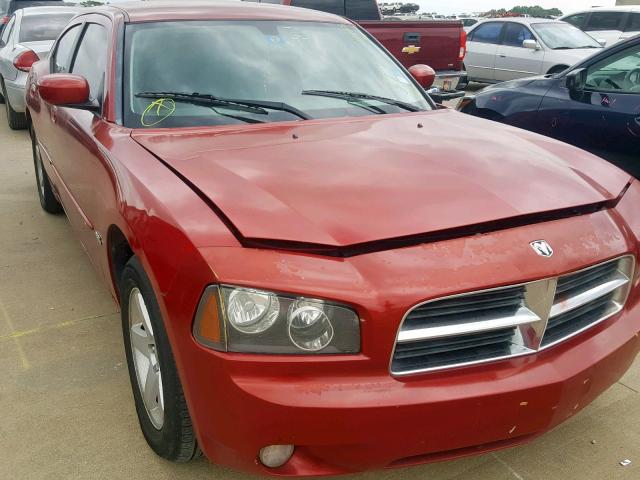 2B3CA3CV1AH216814 - 2010 DODGE CHARGER SX RED photo 9