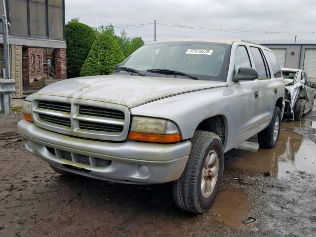 1D4HS38N53F510489 - 2003 DODGE DURANGO SP SILVER photo 2