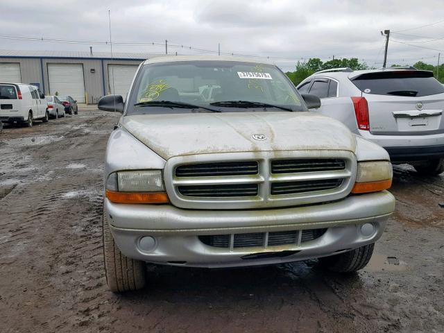 1D4HS38N53F510489 - 2003 DODGE DURANGO SP SILVER photo 9