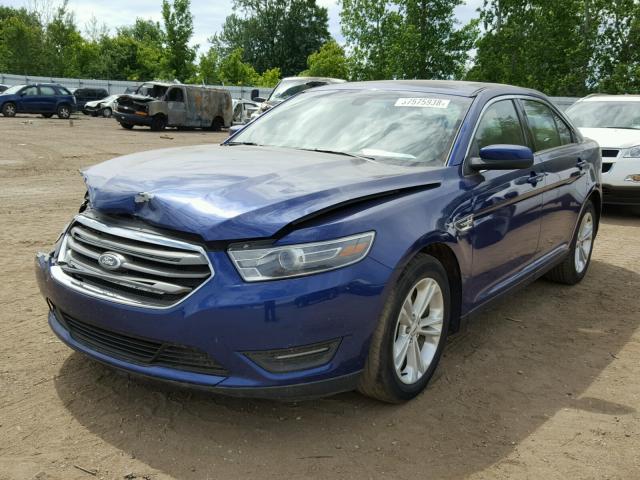 1FAHP2E81EG174186 - 2014 FORD TAURUS SEL BLUE photo 2