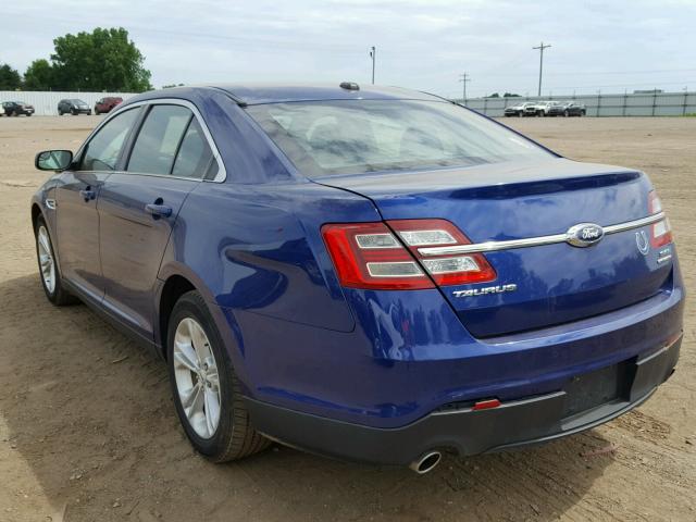 1FAHP2E81EG174186 - 2014 FORD TAURUS SEL BLUE photo 3