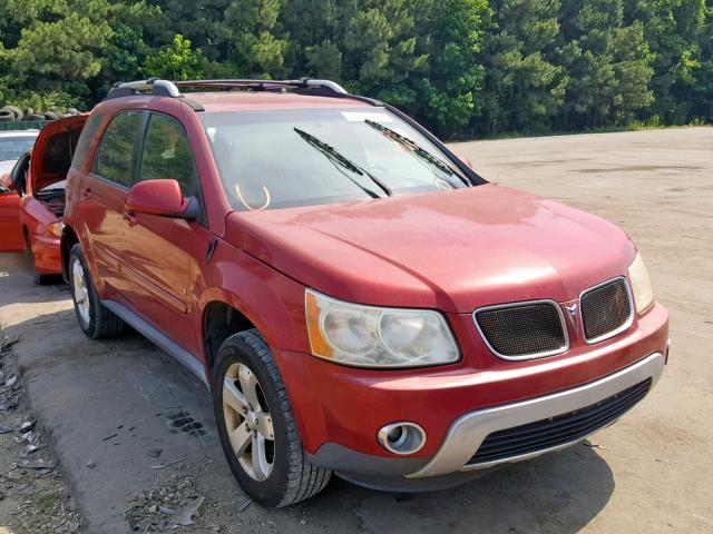 2CKDL63F366039413 - 2006 PONTIAC TORRENT MAROON photo 1