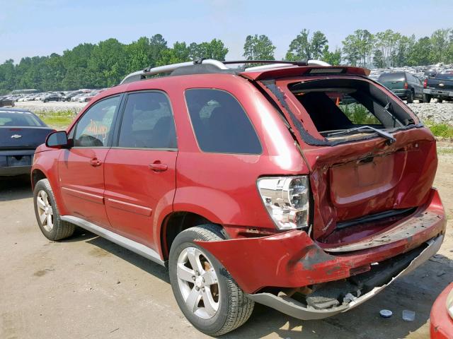 2CKDL63F366039413 - 2006 PONTIAC TORRENT MAROON photo 3