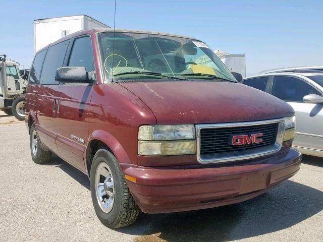 1GKEL19W11B520647 - 2001 GMC SAFARI XT MAROON photo 1