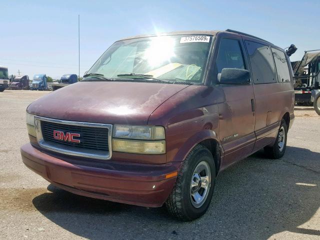 1GKEL19W11B520647 - 2001 GMC SAFARI XT MAROON photo 2